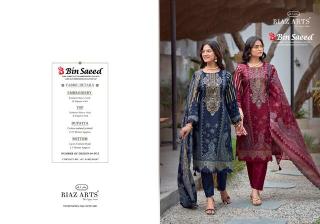 Riaz arts bin saeed cotton dress material wholesale rate